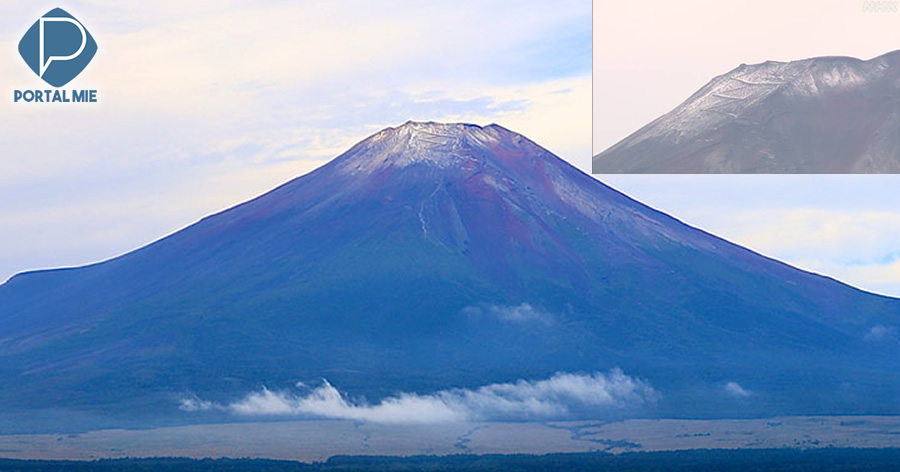 Primeira Neve Cai No Monte Fuji - Portal Mie