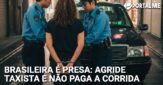 Brasileira dá calote e agride taxista de Mie: presa em flagrante